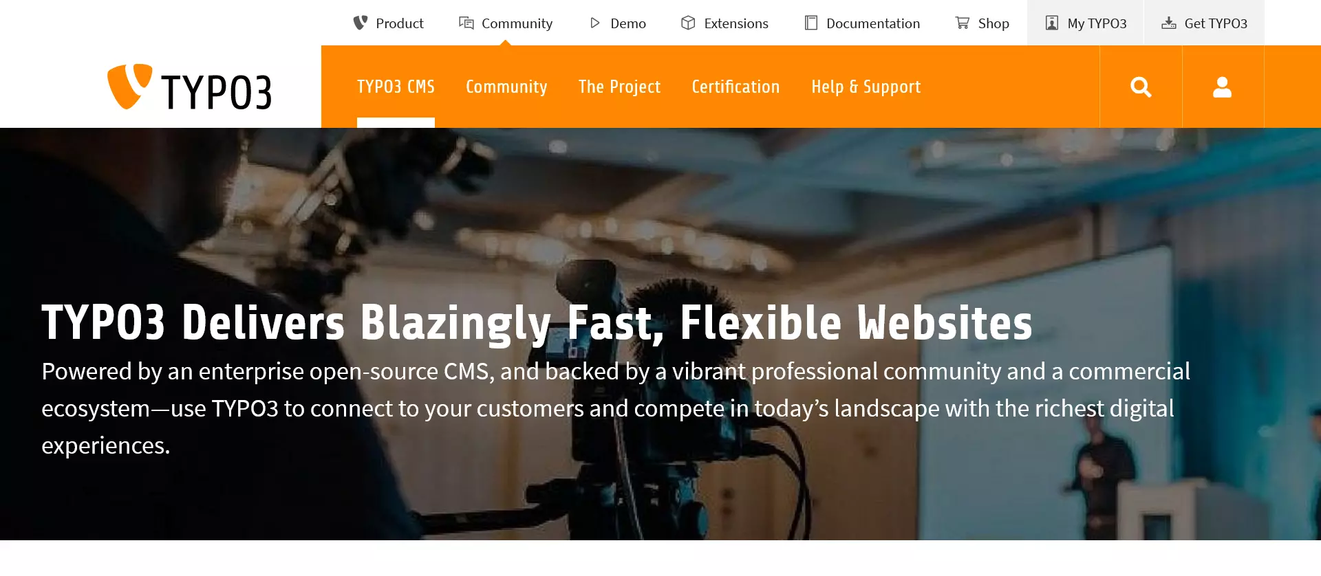 Image: Official TYPO3 website
