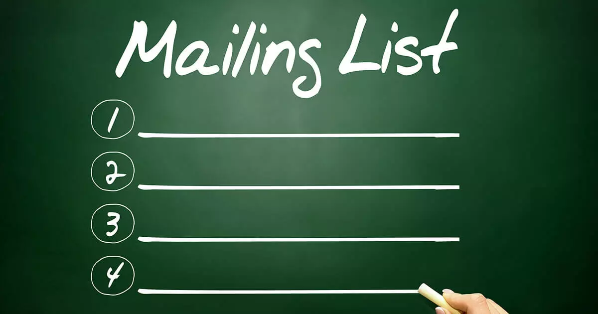 Image: How to create and grow an e-mail list