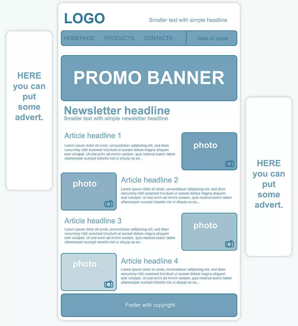 Image: How to create a newsletter template 